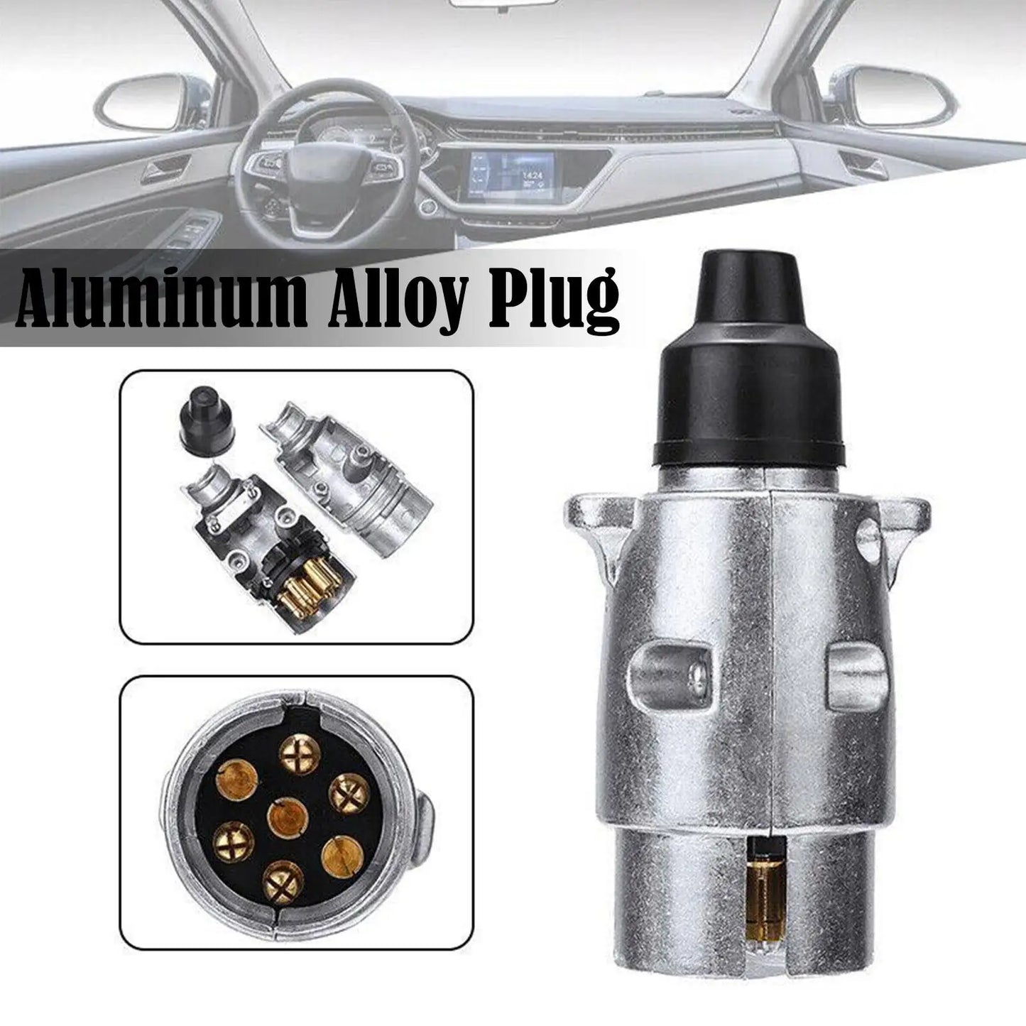 New Durable 7 Pin Aluminium