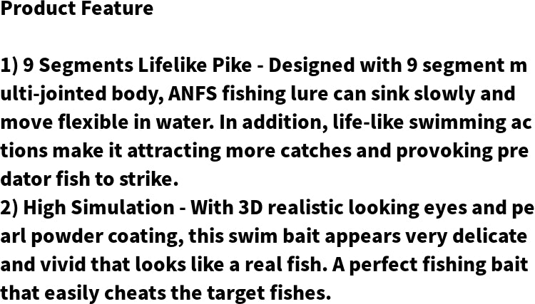 ANFS Fishing Lures for Bass