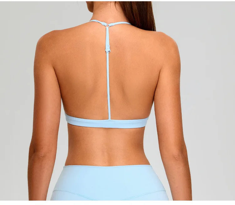Sports Bra for Women Fitness Top Push Up Sport Bra Backless