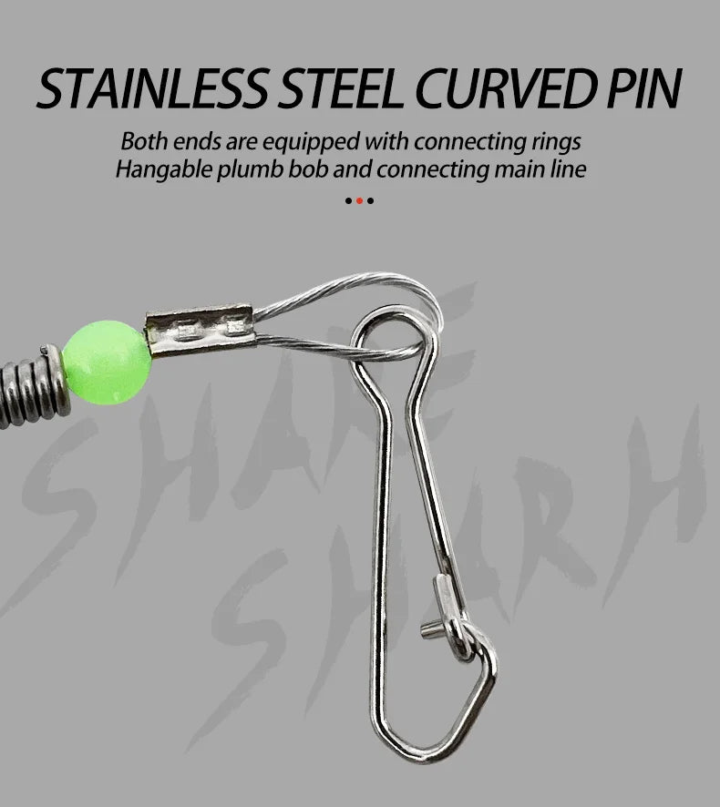 10 PCS fishing accessories Stainless Steel Fishing