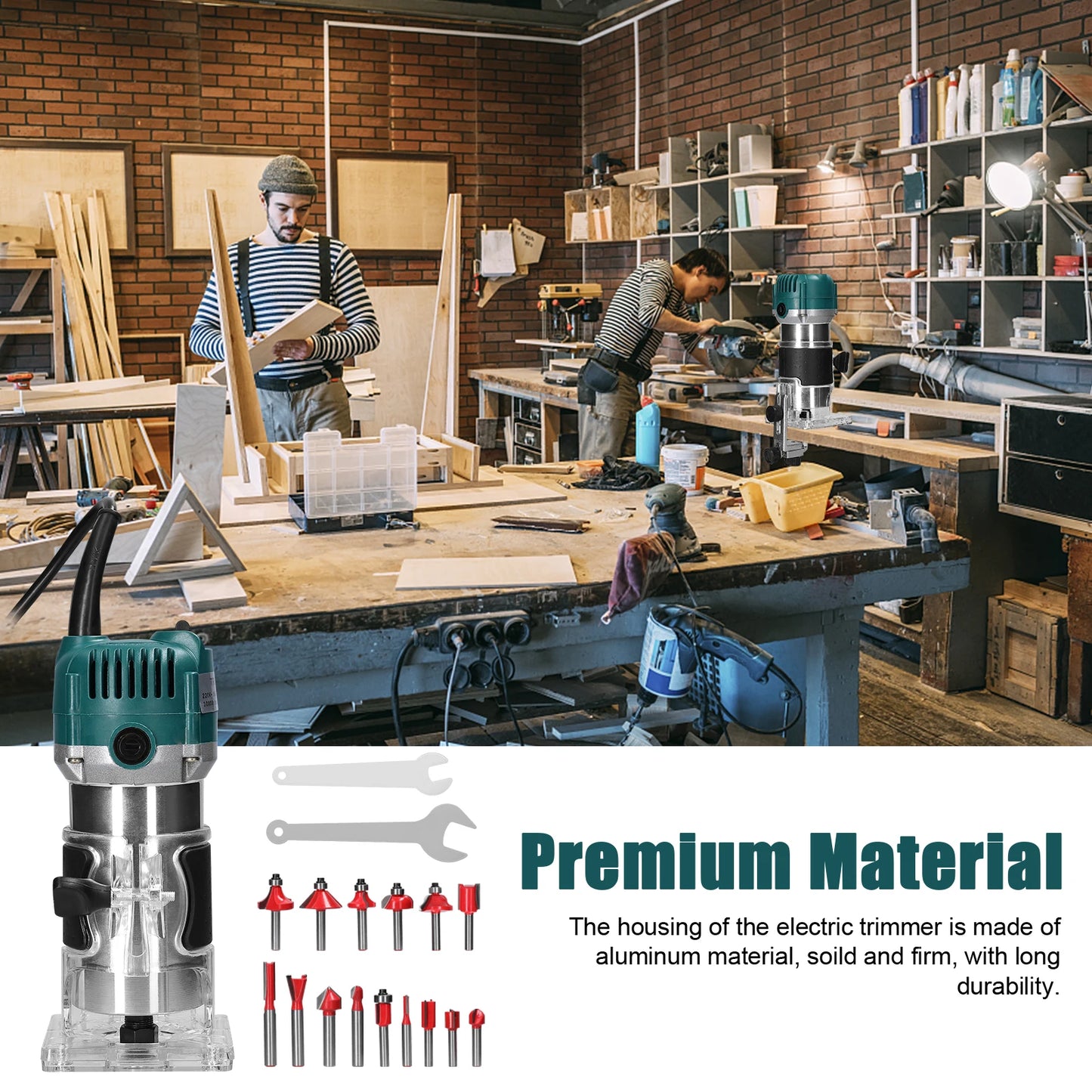 Woodworking Electric Trimmer Multifunctional