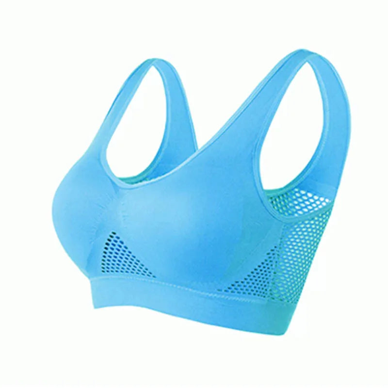 Ademende sportbeha Top Fitness Dames Beha
