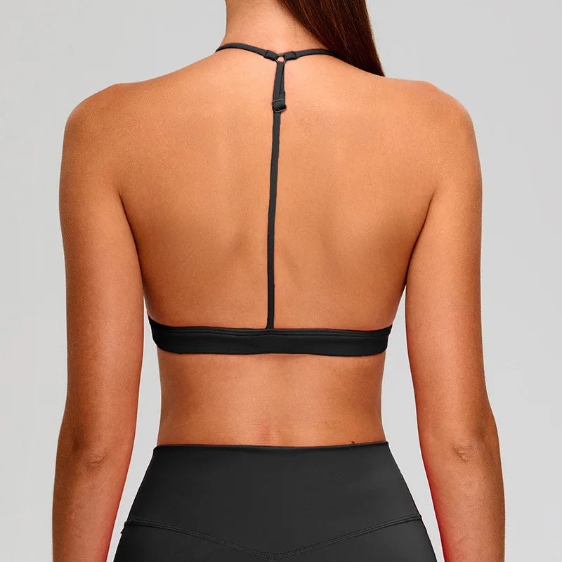 Sports Bra for Women Fitness Top Push Up Sport Bra Backless