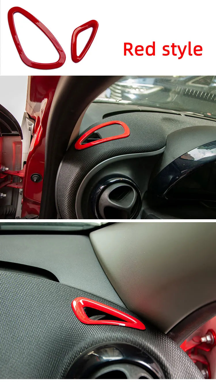 Dashboard Air Outlet Decoration Frame Car Stickers For Mercedes