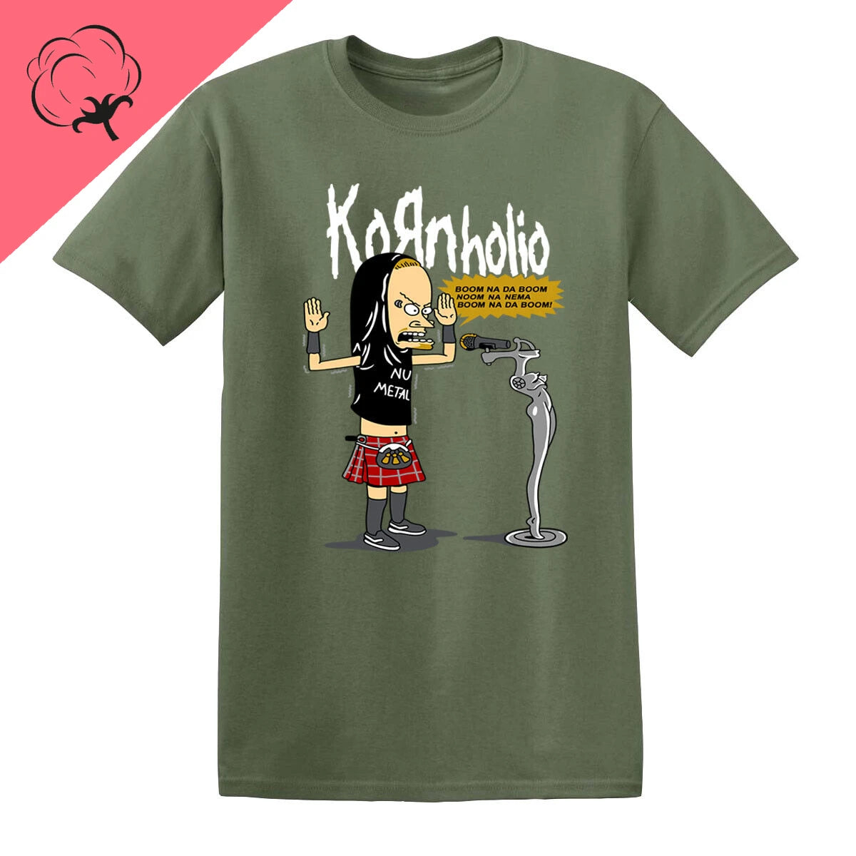 New Kornholio Fun Men's and Women's T-shirts Party Jokes Gift