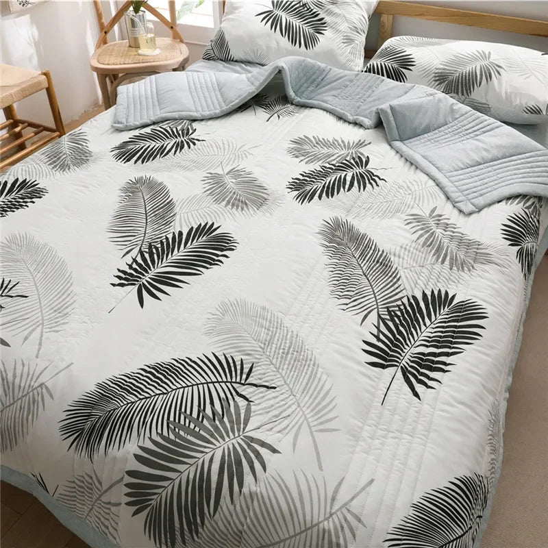 Duvet for Summer Double Bed Linen Quilted Bedspread 150X200