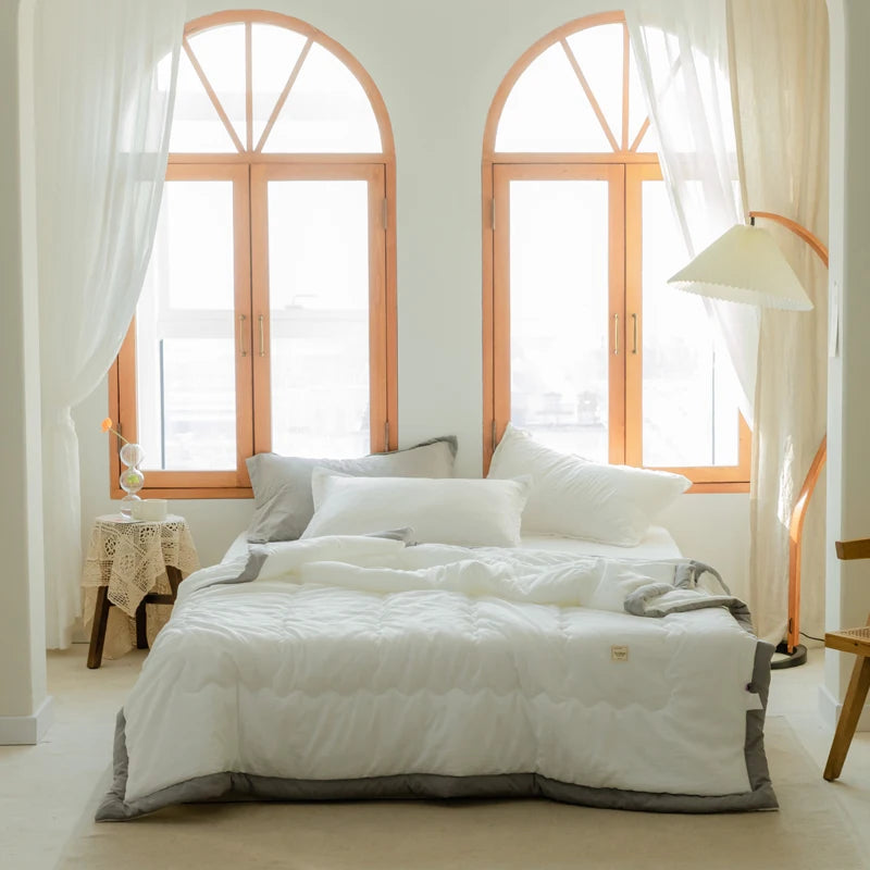 2025 New Japanese Polyester-Cotton Quilted Summer Duvet -