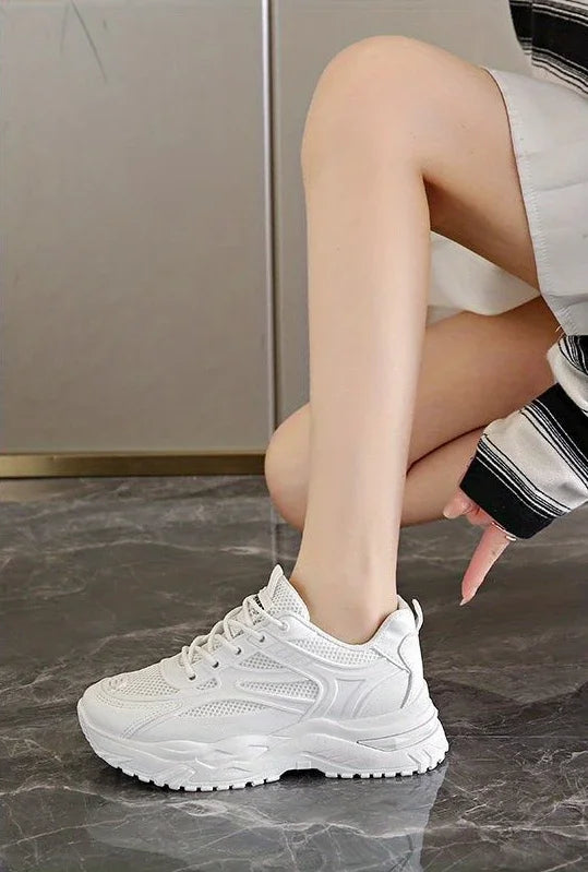 Sneakers Shoes for Women Sports Woman Footwear High on Platform
