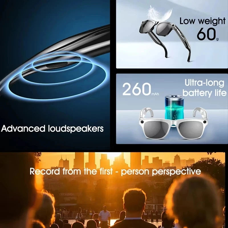 Xiaomi 4K HD AI Smart Glasses With Camera Bluetooth