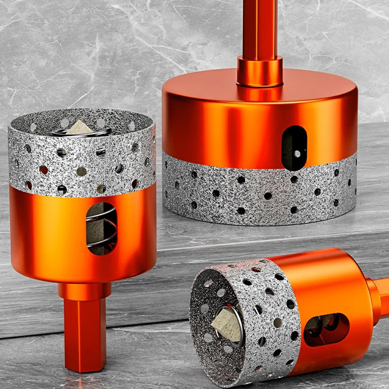 Diamond Brazed Core Dry Drill Bit for Porcelain Tiles Marble
