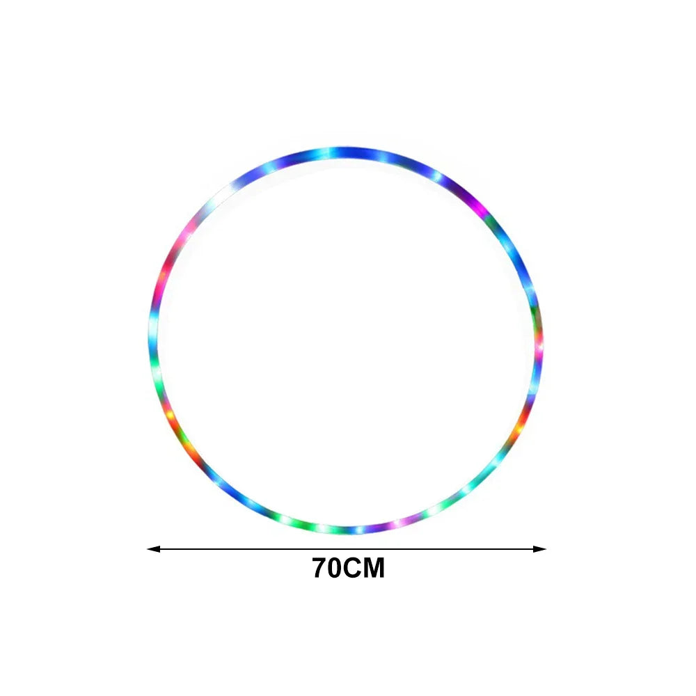 CrossFit Folding Exercise Circle Fitness Equipment LED Colour