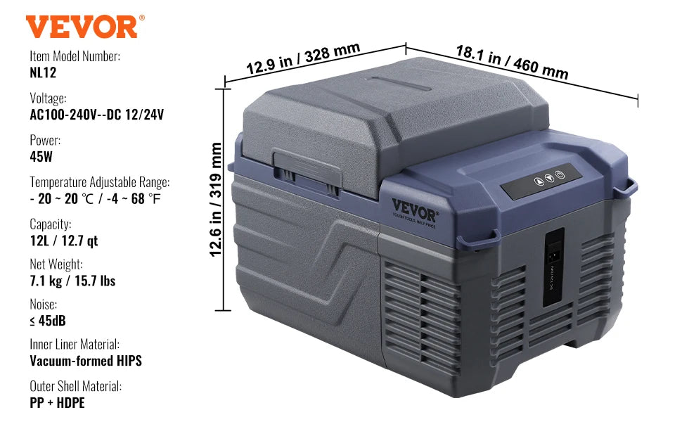 SucceBuy 8L to 75L Car Refrigerator