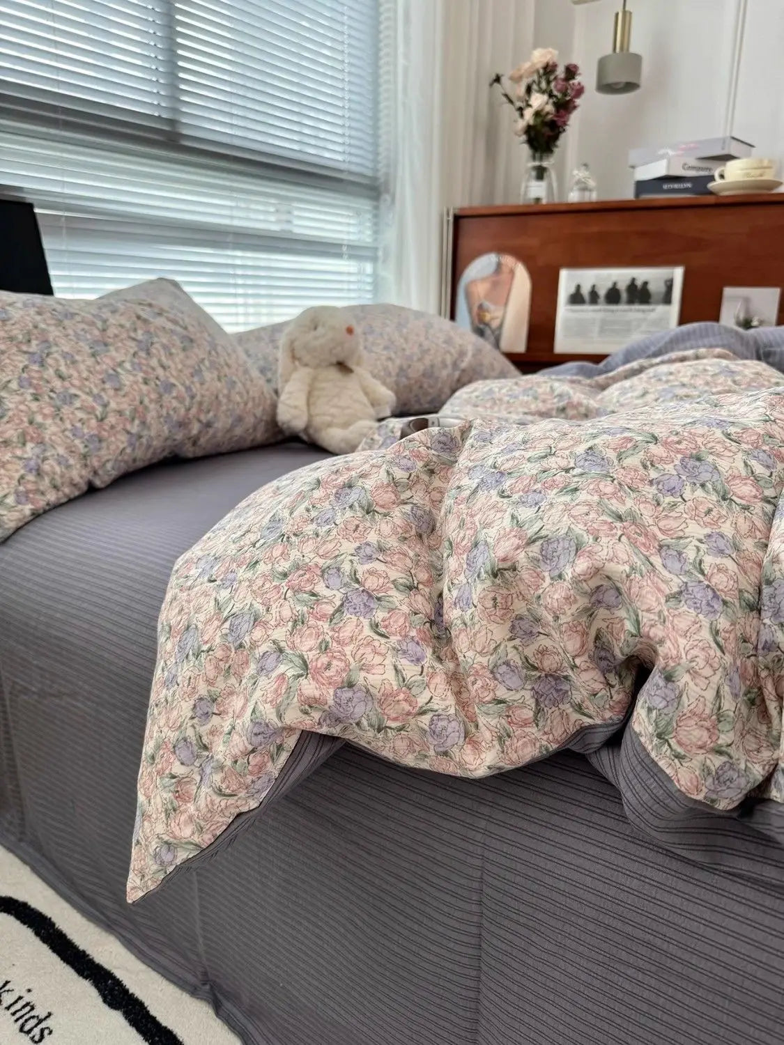 Duvet Cover Set A-class Ultra Soft Jacquard Double-layer Yarn