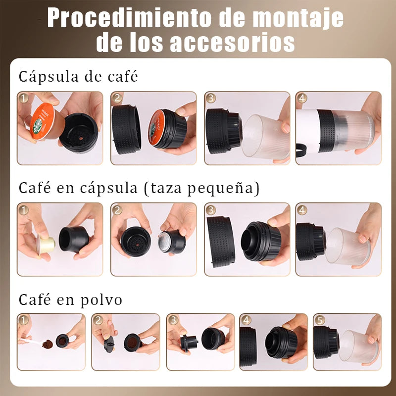 Portable Electric Capsule Coffee Maker