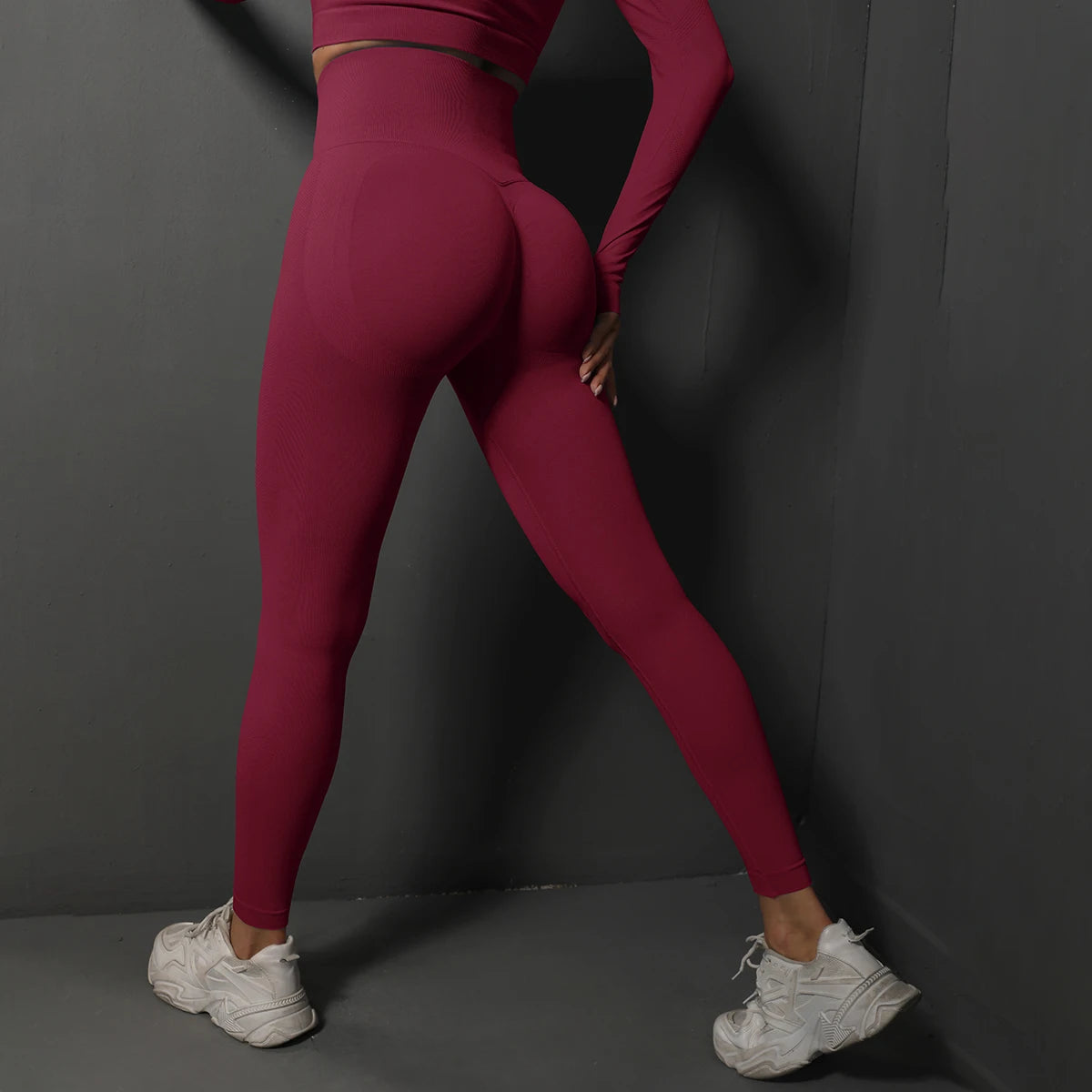 Naadloze gymleggings voor dames, yogabroeken,