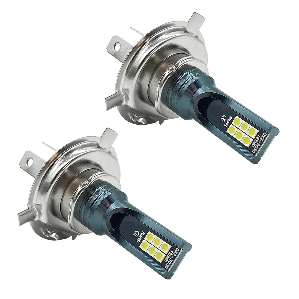 2Pcs 9005 9006 LED Headlight H11 H8 H9 H10 H1 H3