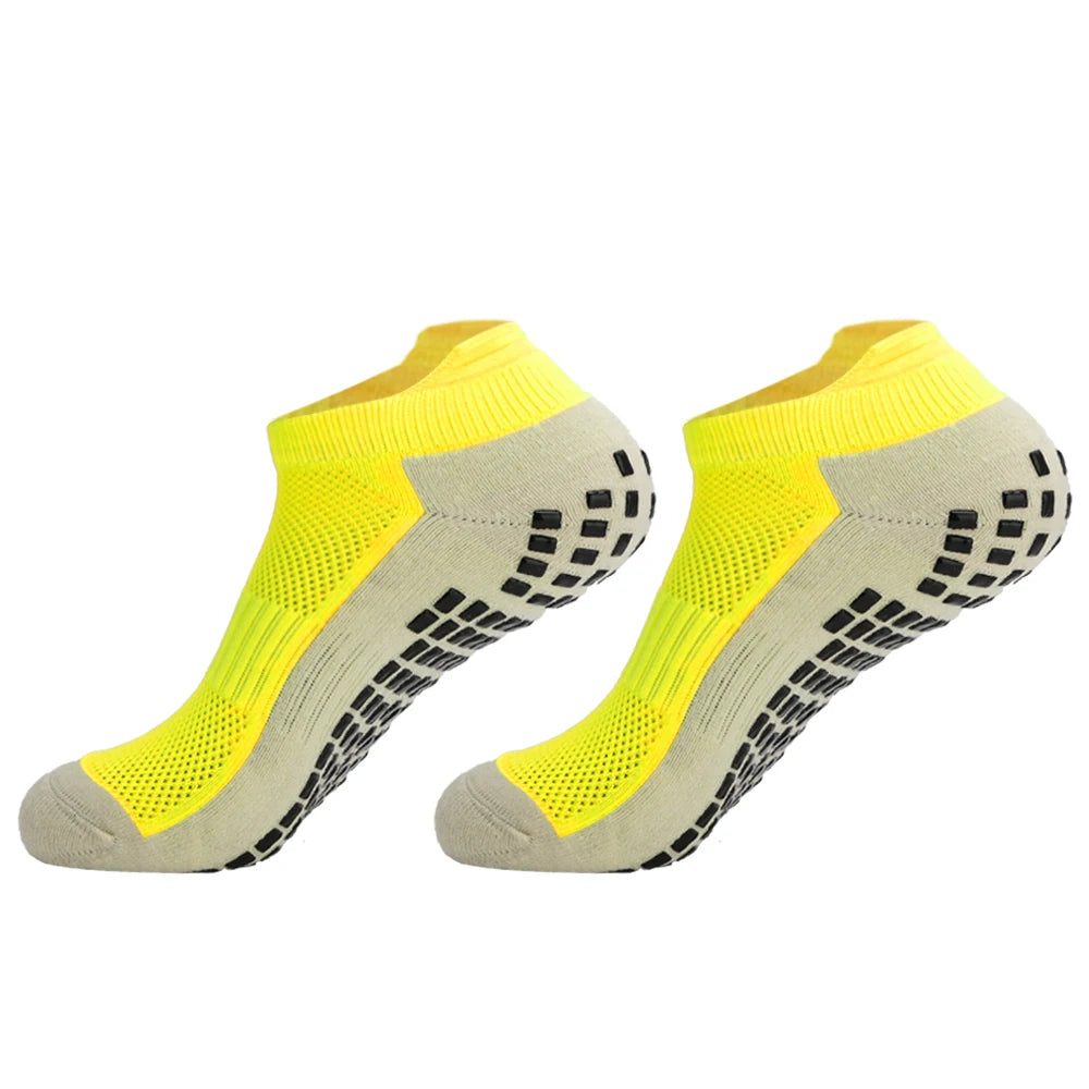 Heren Dames Sport Korte Voetbalsokken Siliconen Antislip