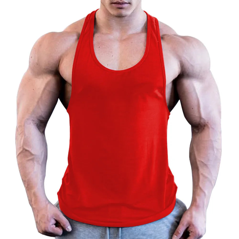 Men's Fitness Vest Sports Summer Cotton
