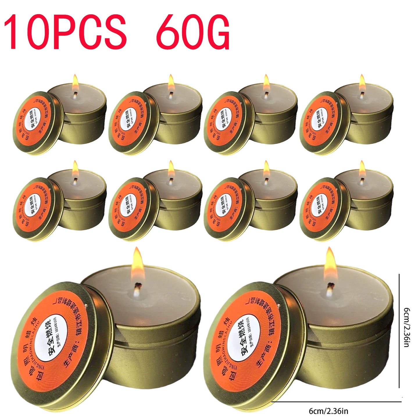 Windproof Candles 30 Hour Light Long Lasting