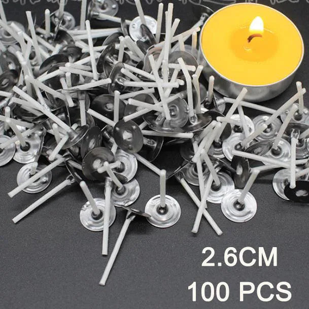 Smokeless Candle Wicks 2.6-20cm Pre-Waxed