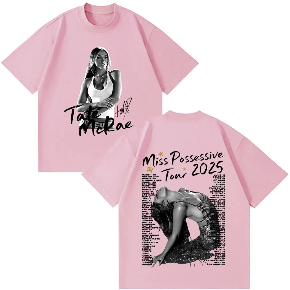 Tate McRae Miss Possessive World Tour 2025 T-Shirts