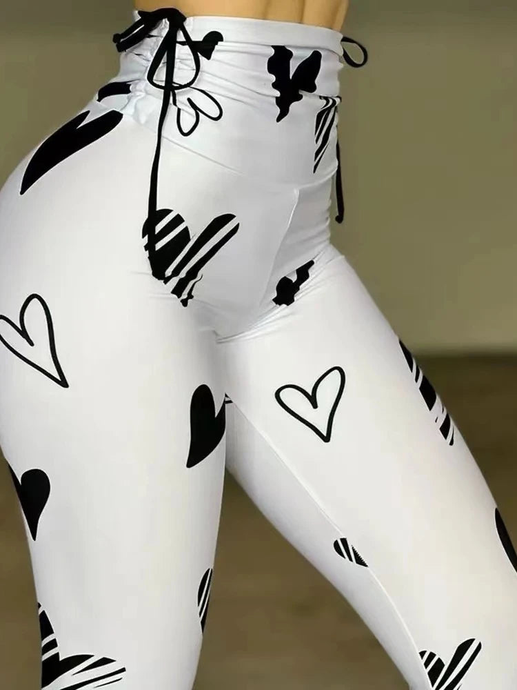 Leggings Dames Lange Broek Bodycon Slim Fit