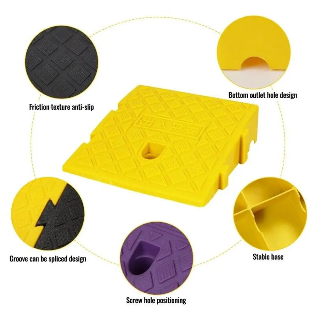 Portable Car Wheel Driveway Ramps Anti-Slip Wheel Chock