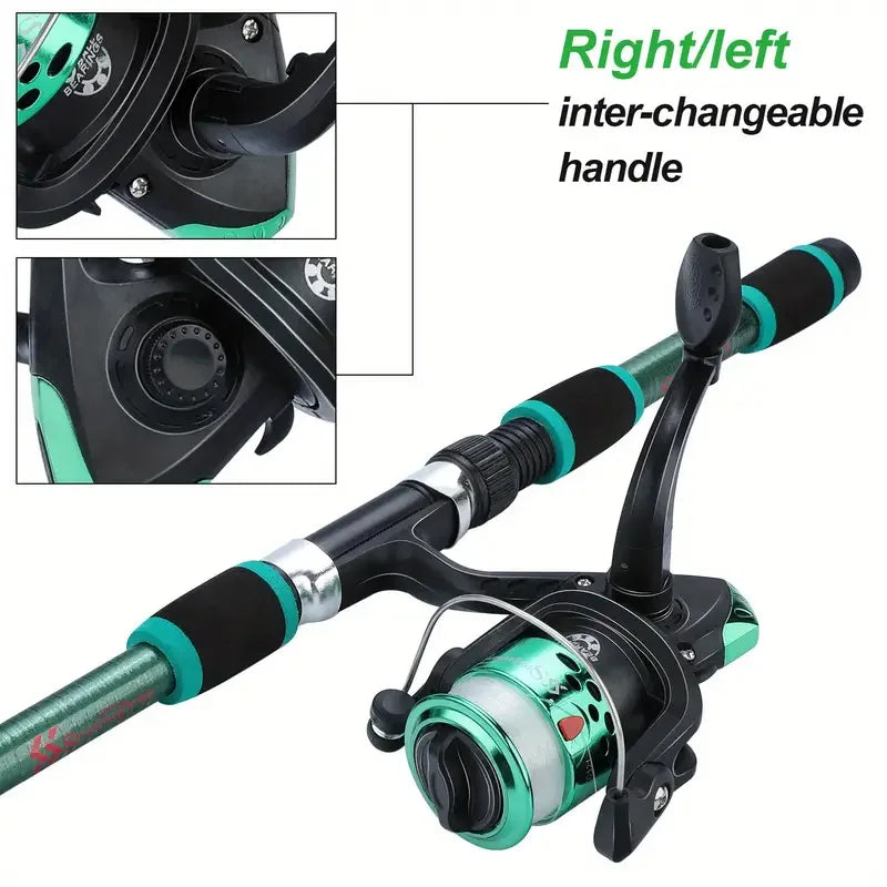 Fishing Pole Set Full Kits With Telescopic Fishing