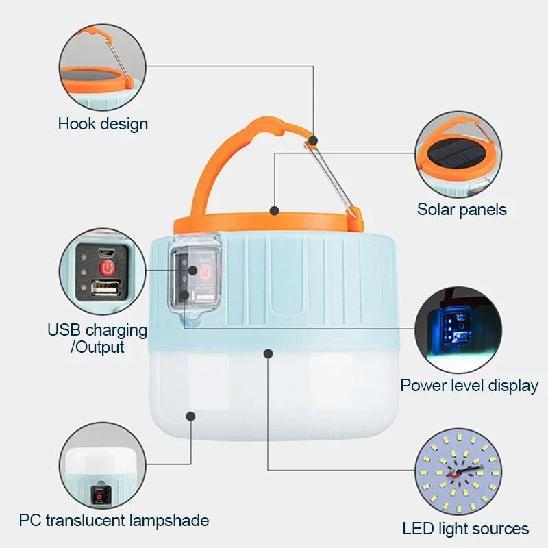 Portable Camping Light Power Bank LED Camping Lanterns