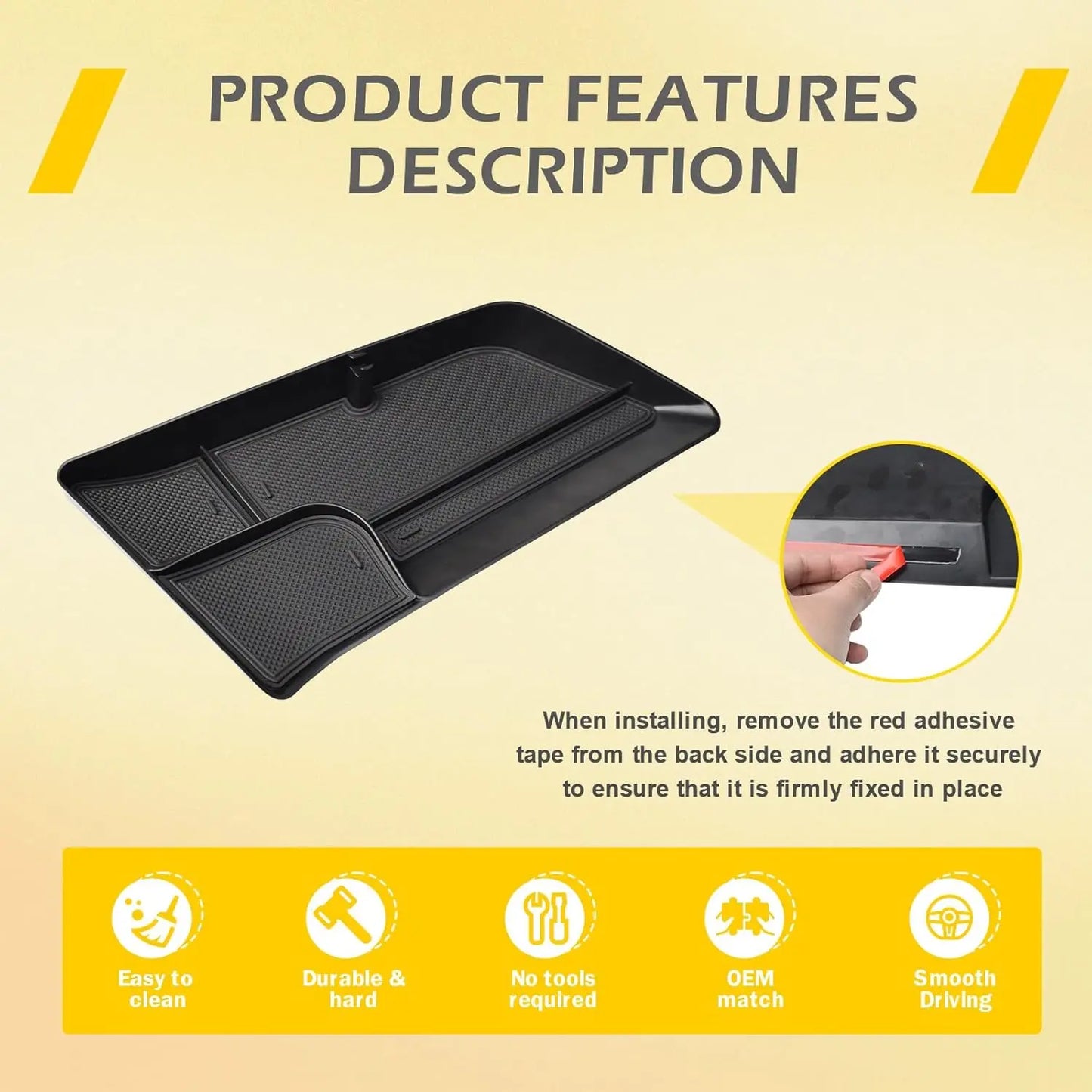 Dashboard Organizer Compatible with Volkswagen Taos 2022 2023 2024