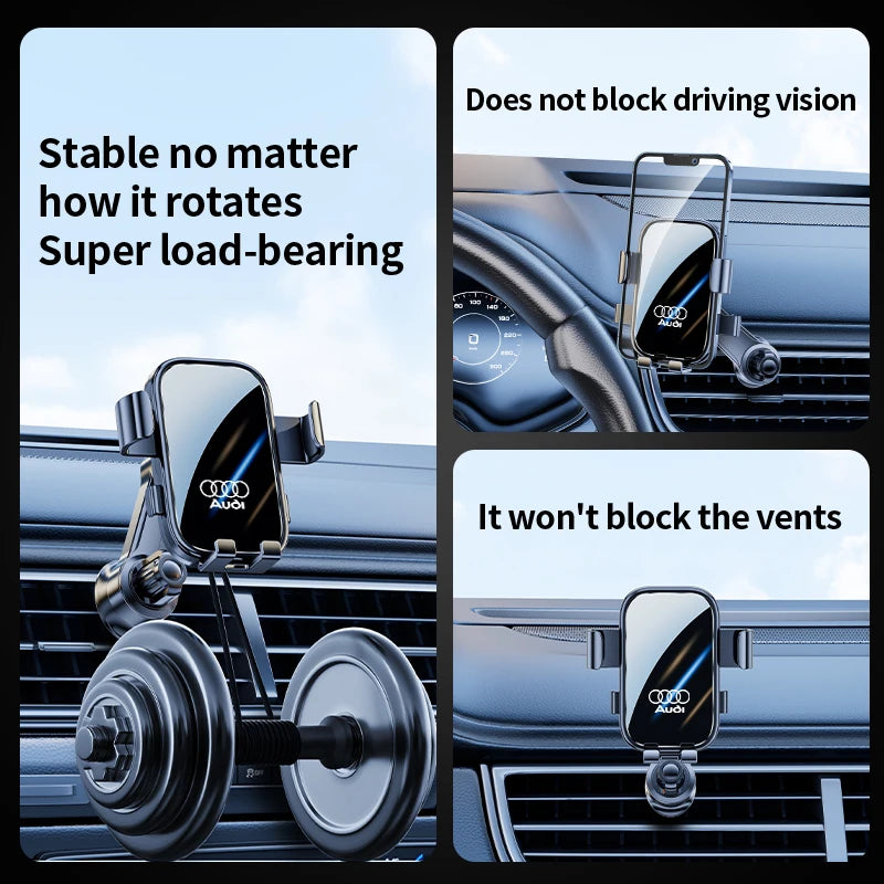 Car Phone Holder Gravity Phone Mount Hook Cellphone