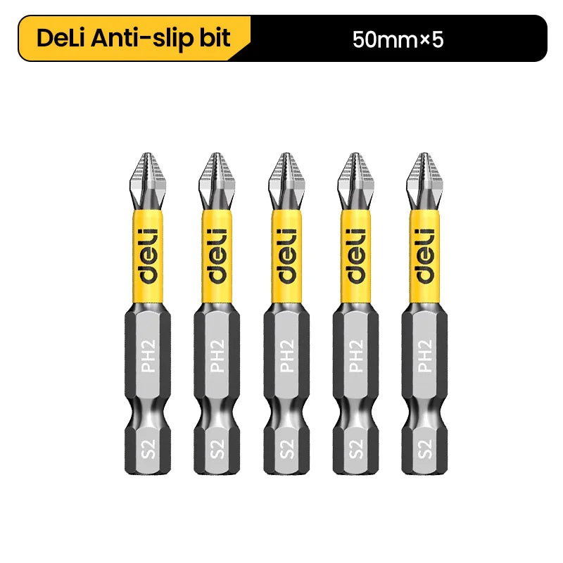 5/6Pcs Magnetic Screwdriver Bits Non-slip Shockproof