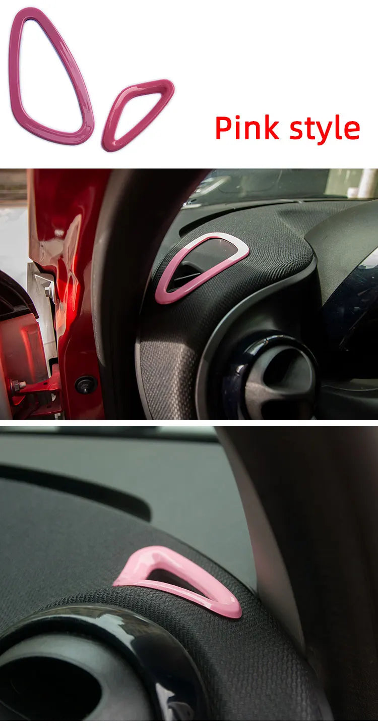 Dashboard Air Outlet Decoration Frame Car Stickers For Mercedes