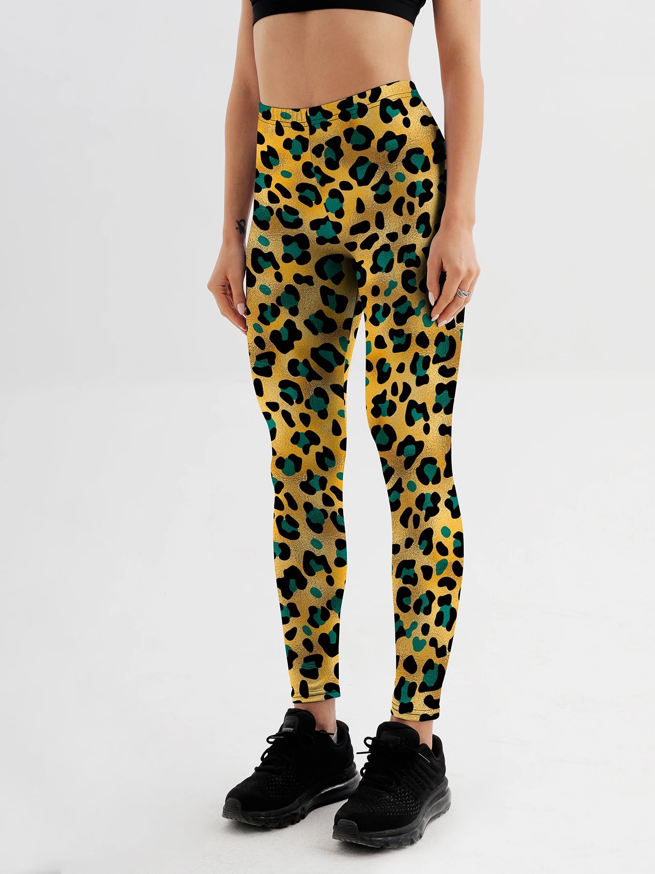 Women Leopard Printed Leggings For Fitness