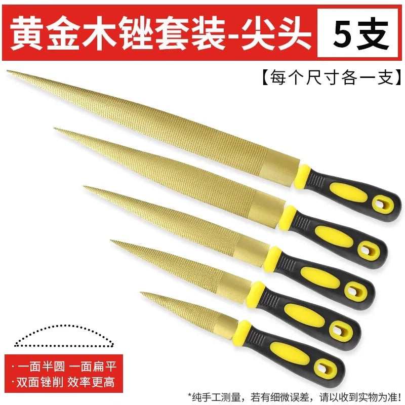 Woodworking file, small wooden file, coarse toothed mixed type file,