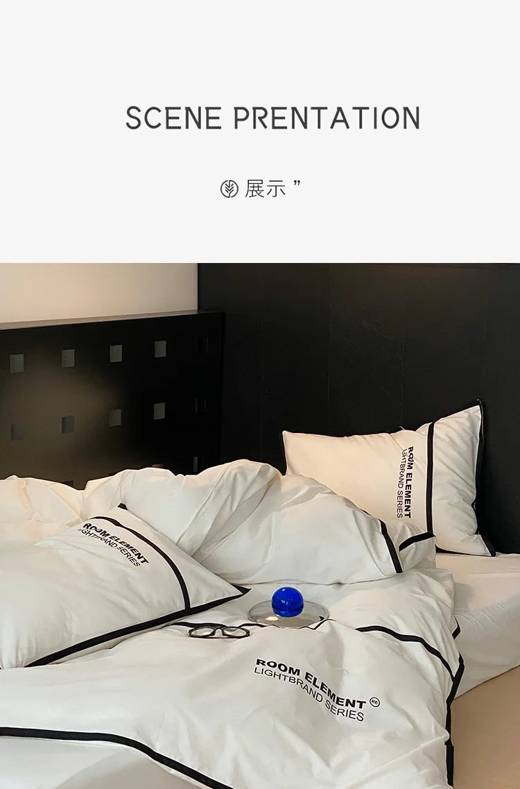 200x230 Modern Washed Queen Duvet Cover Set with Sheet