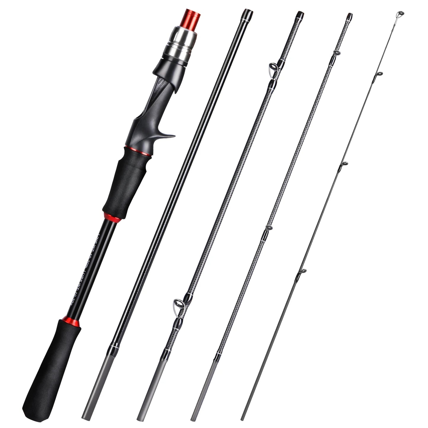Sougayilang 5 Sections 2.1m Spinning Casting Fishing Rods