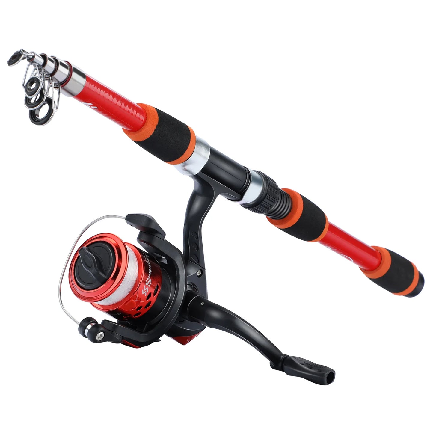 Sougayilang Spinning Fishing Rod and Reel Combo1.8M