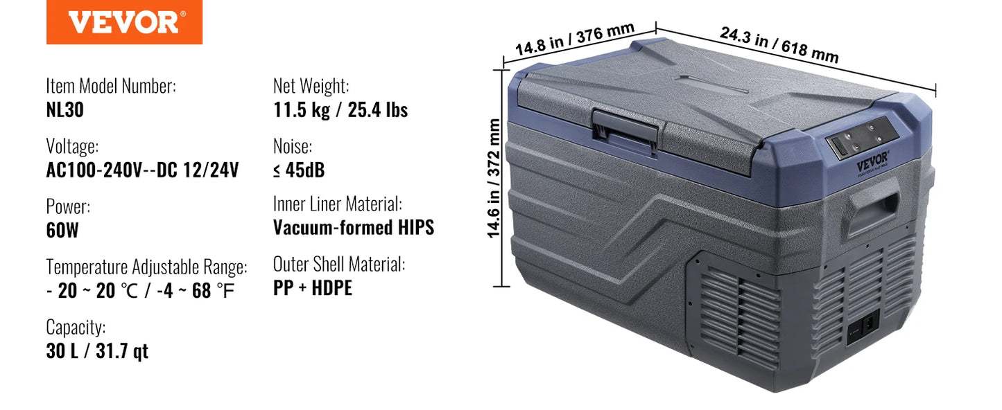 SucceBuy 8L to 75L Car Refrigerator