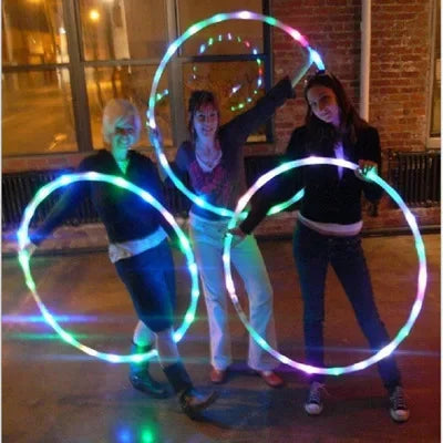 CrossFit Folding Exercise Circle Fitness Equipment LED Colour