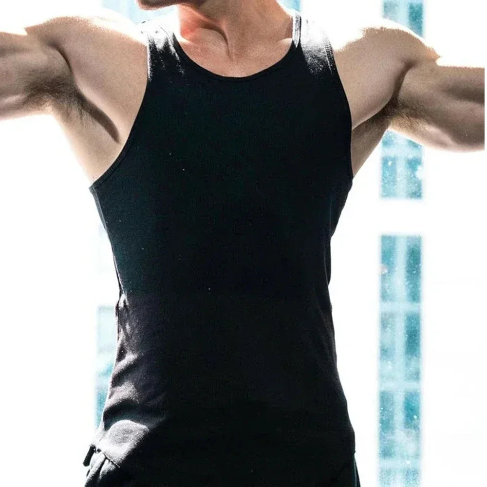 Men's Sport Slim Vest Summer Breathable Sleeveless