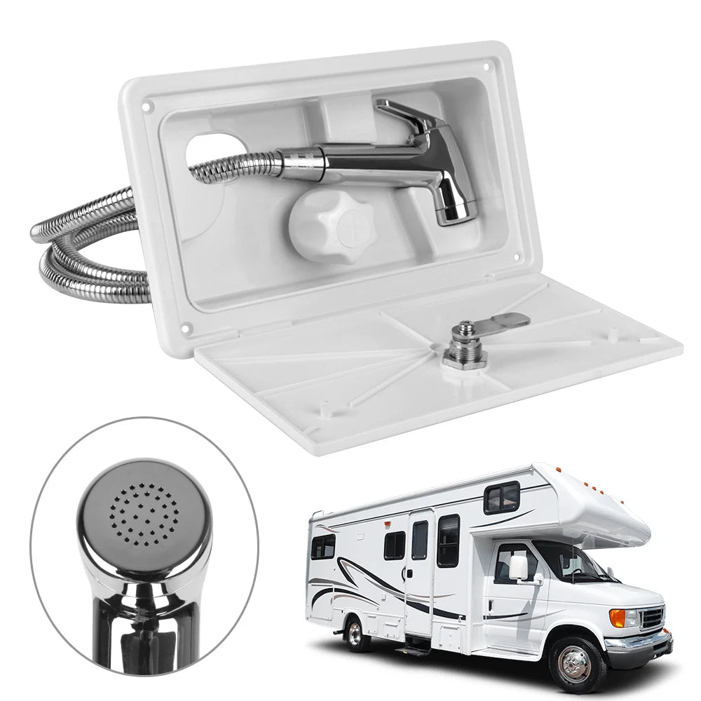 Camperaccessoires RV Buitendouche met slot