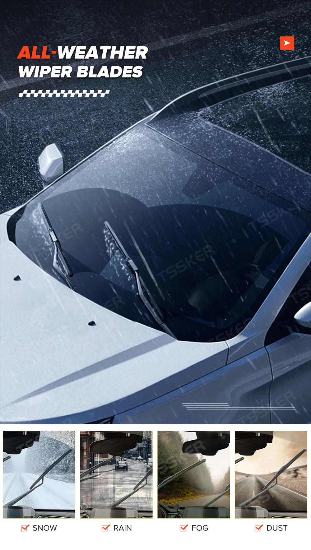 Voor Audi Q5 2008-2017 2009 2010 2011 2012 2013 Ruitenwisserbladen