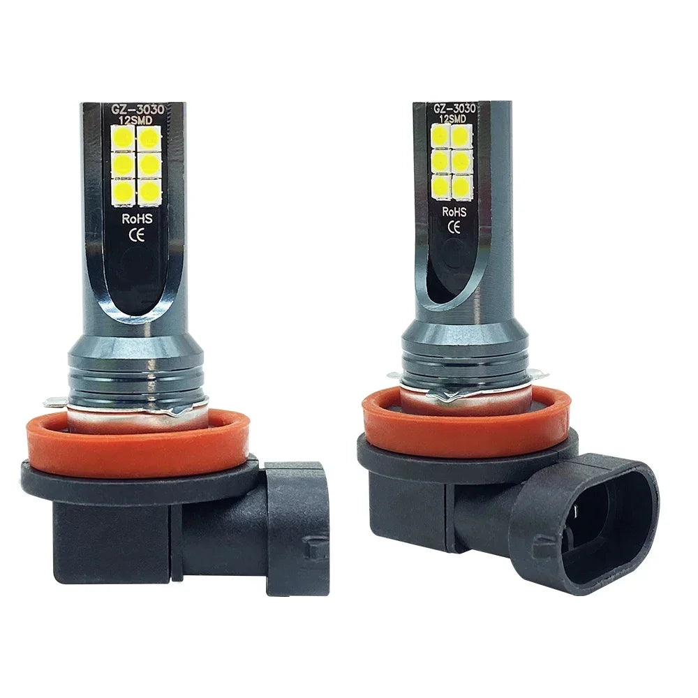 2Pcs 9005 9006 LED Headlight H11 H8 H9 H10 H1 H3