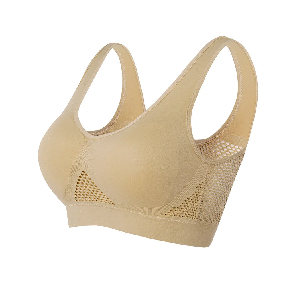 Ademende sportbeha Top Fitness Dames Beha