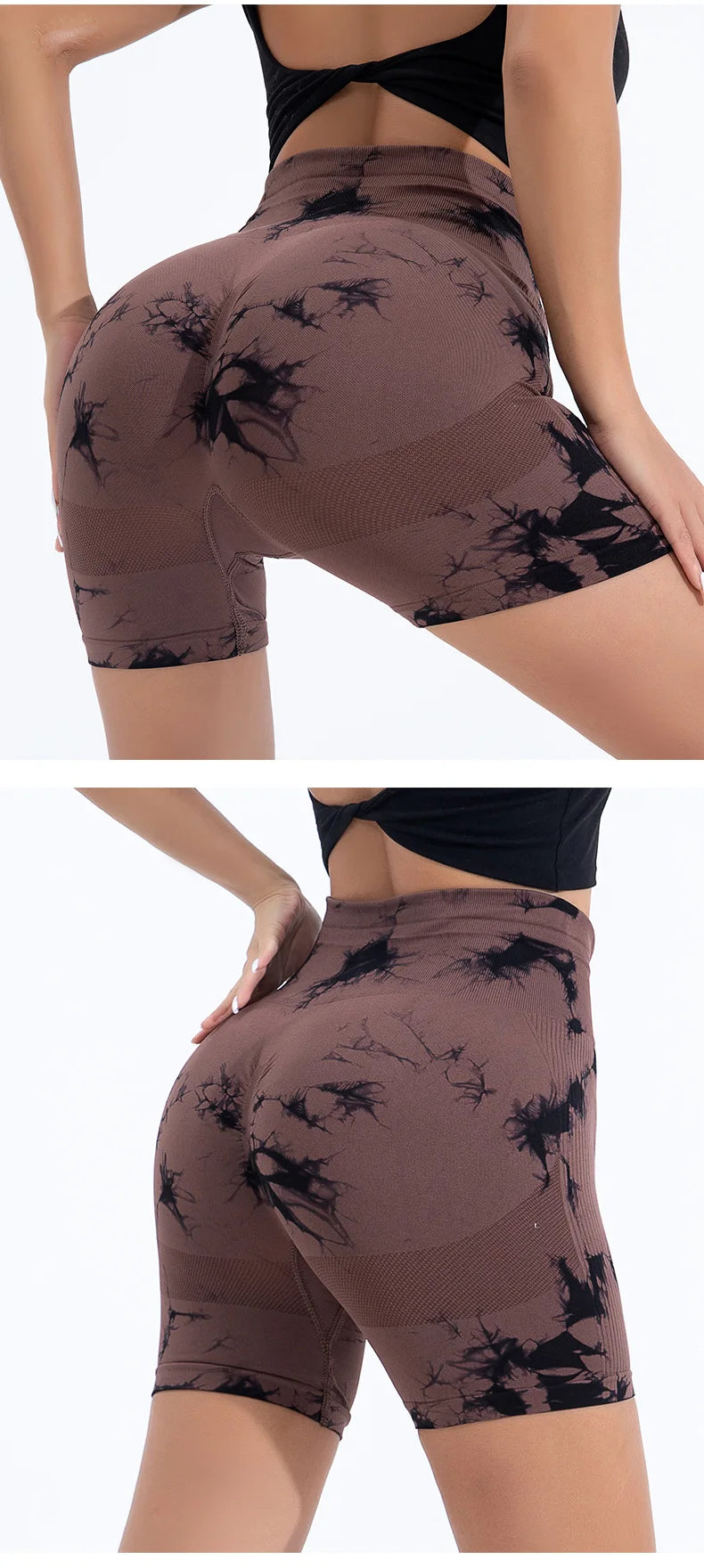 Summer Women High Waist Butt Lift Shorts Leggings