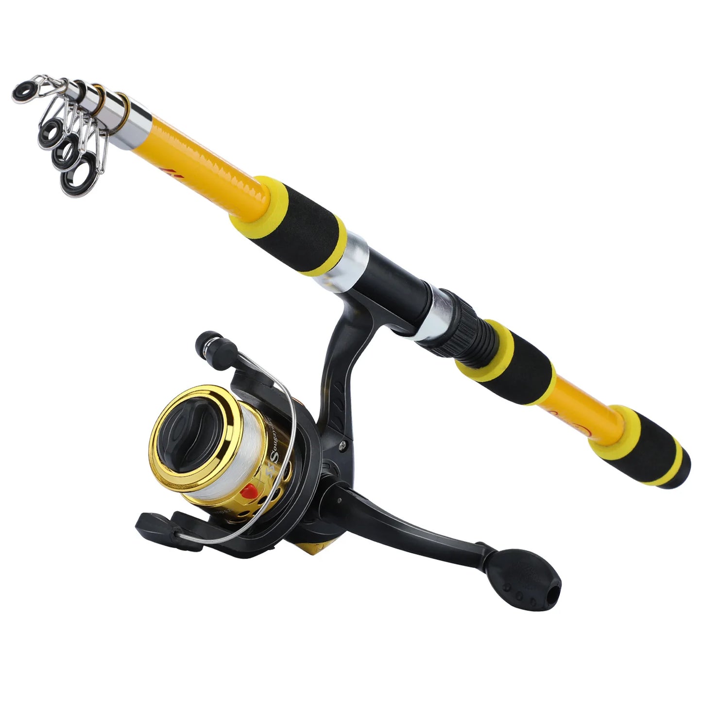 Sougayilang Spinning Fishing Rod and Reel Combo1.8M