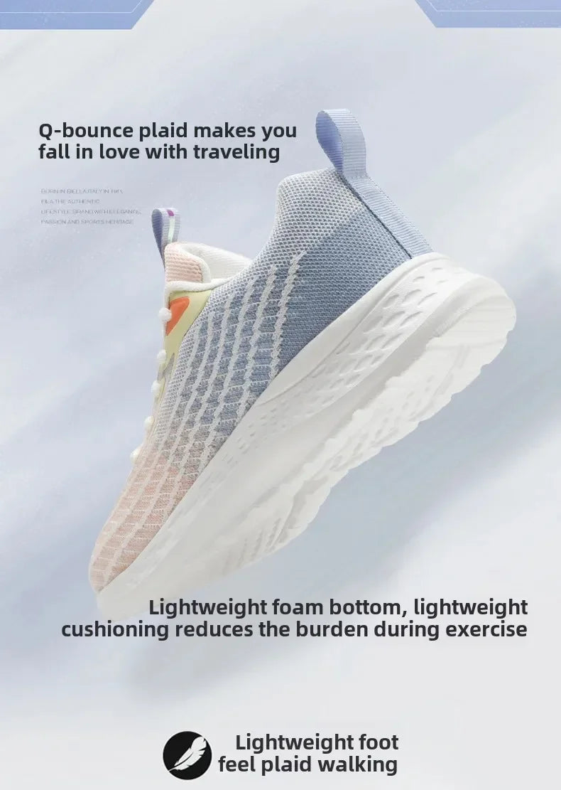 Women's Sports Shoes Spring 2025 New Knitted Casual Fashionable