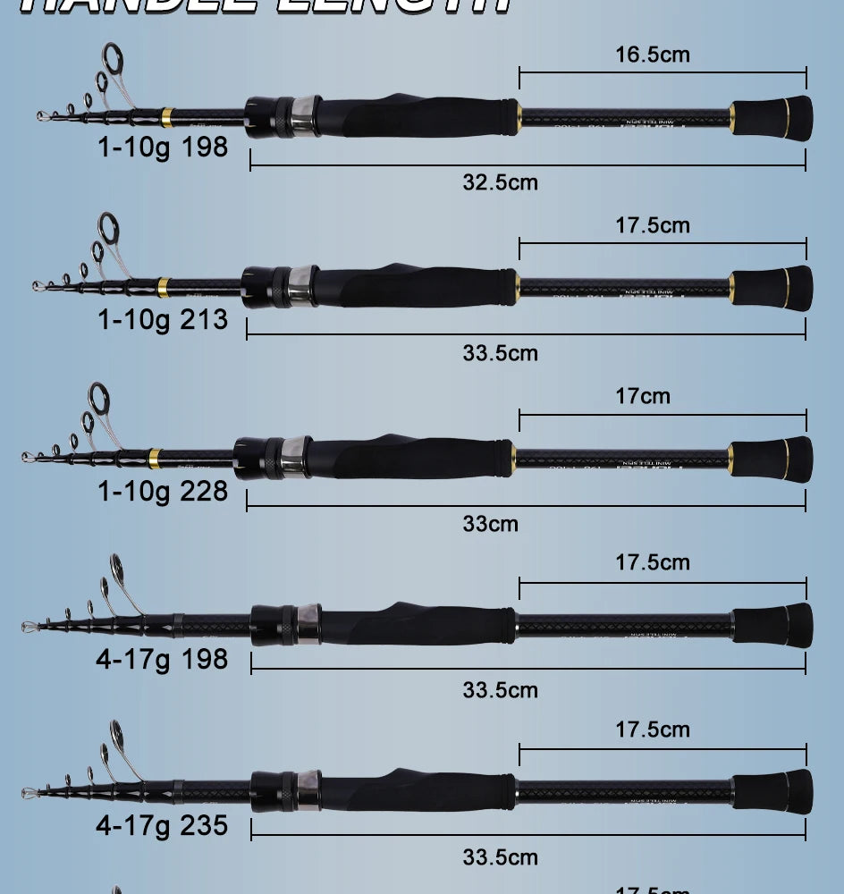 MIFINE PIONEER MINI Telescopic Fishing Rod 24T