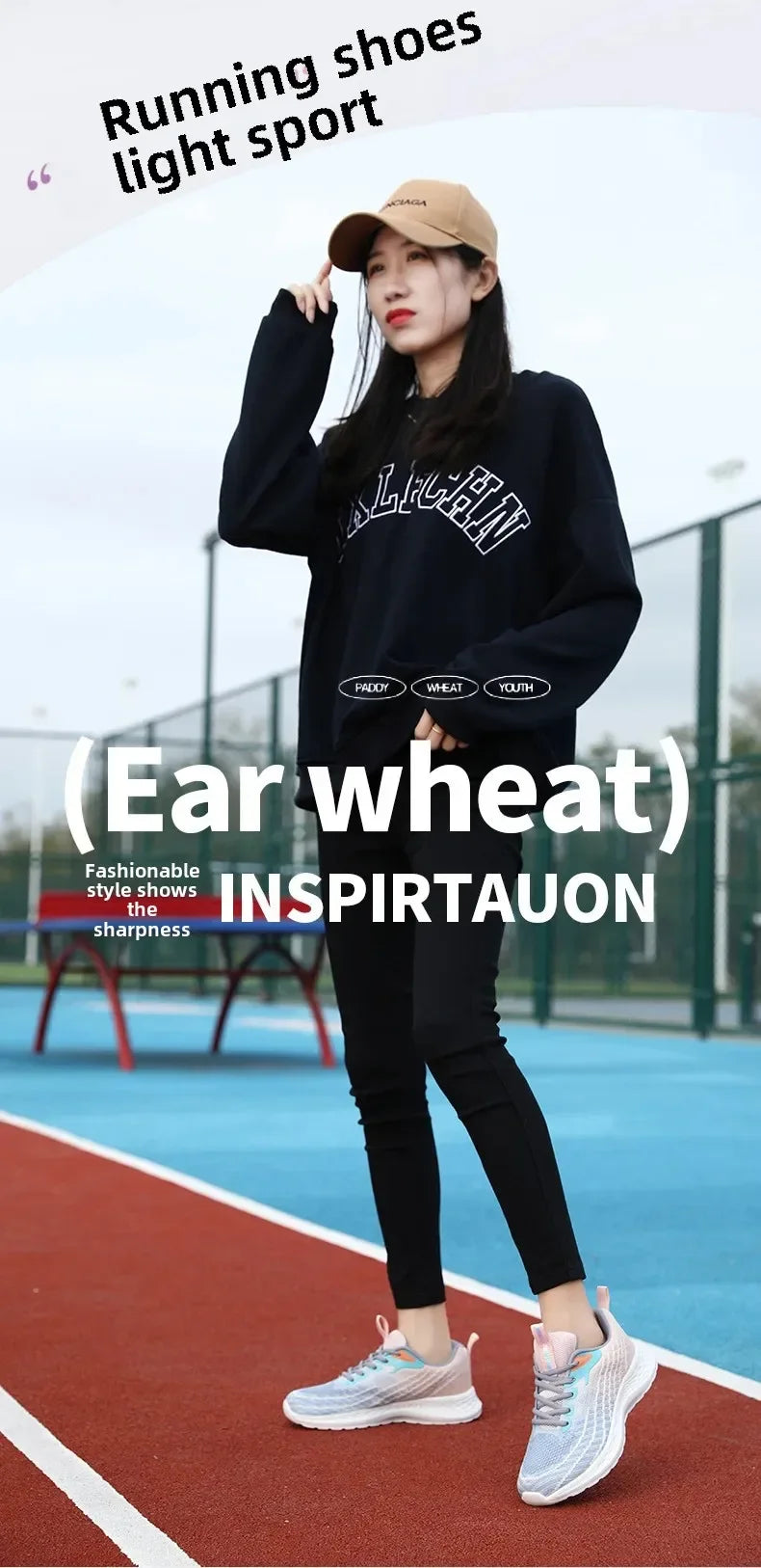 Women's Sports Shoes Spring 2025 New Knitted Casual Fashionable
